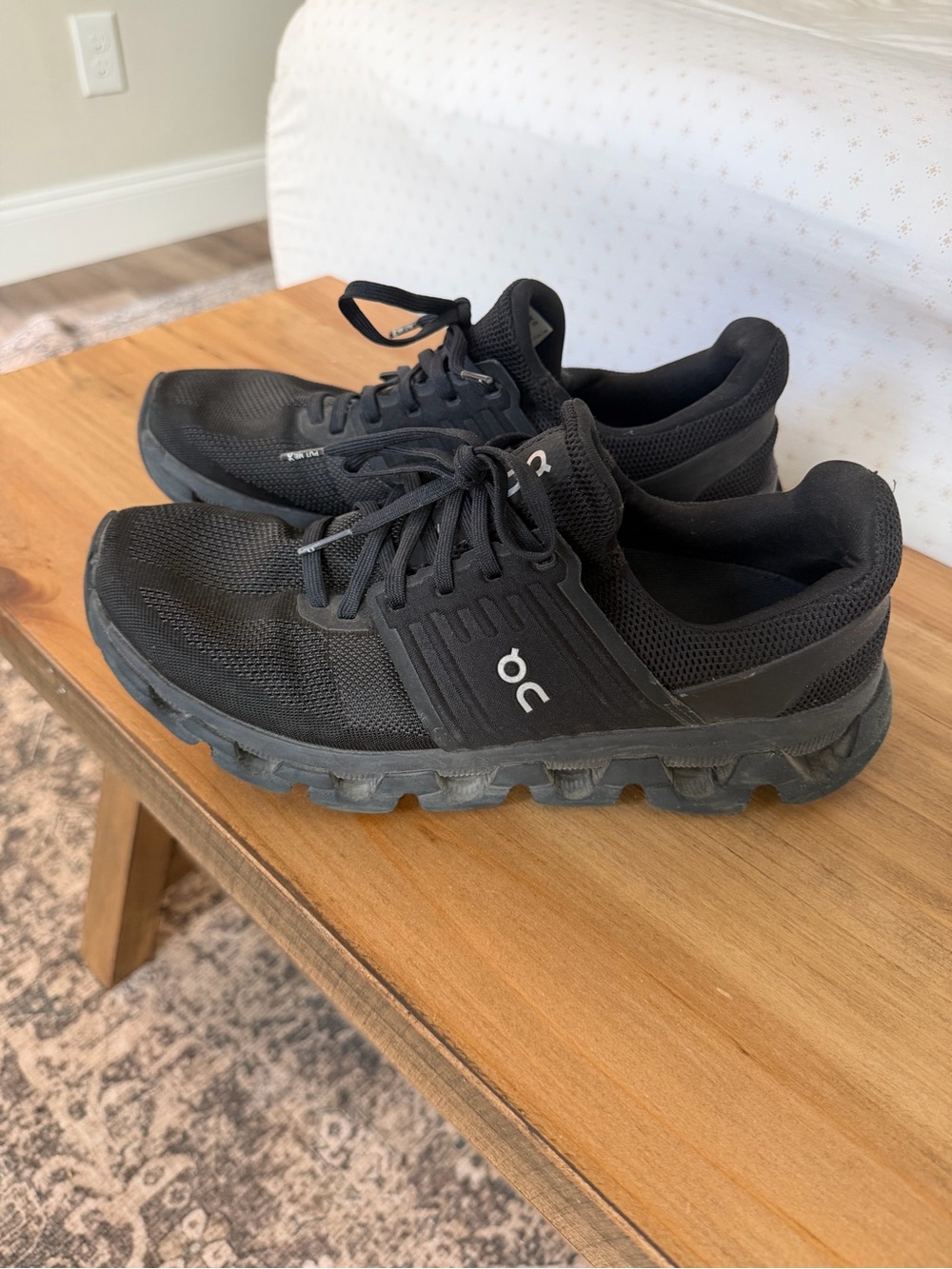 On Running Women's All-Black Cloud Athletic Shoes
